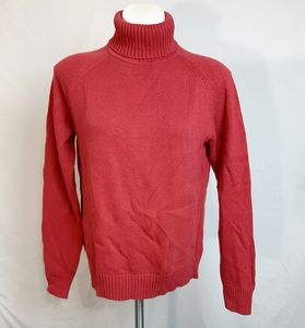 Jeanne pierre pink turtleneck sweater size large